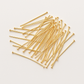 200 pz (50gr) Clavo Dorado 5cm metálico para bisutería, Clavo de engarce