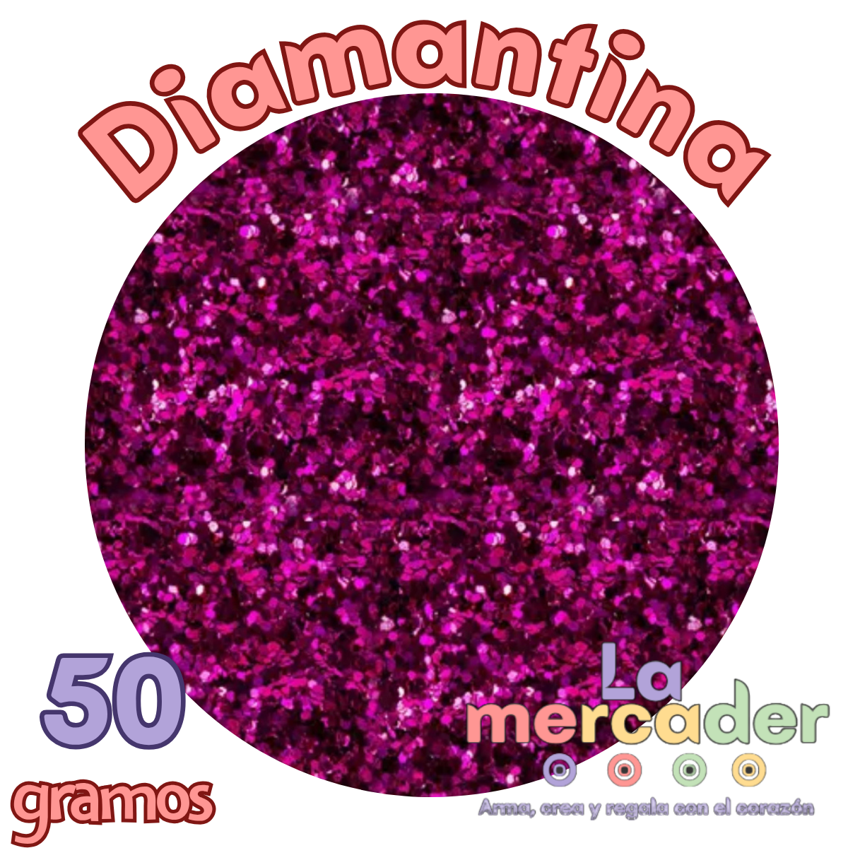 50 gr Diamantina para manualidades