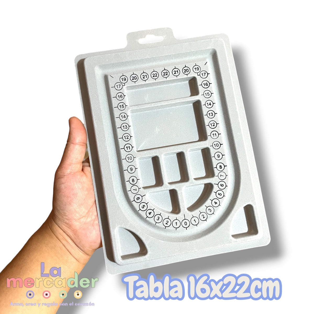 Tabla para Bisutería 16x22 cm | Diseño de Pulseras
