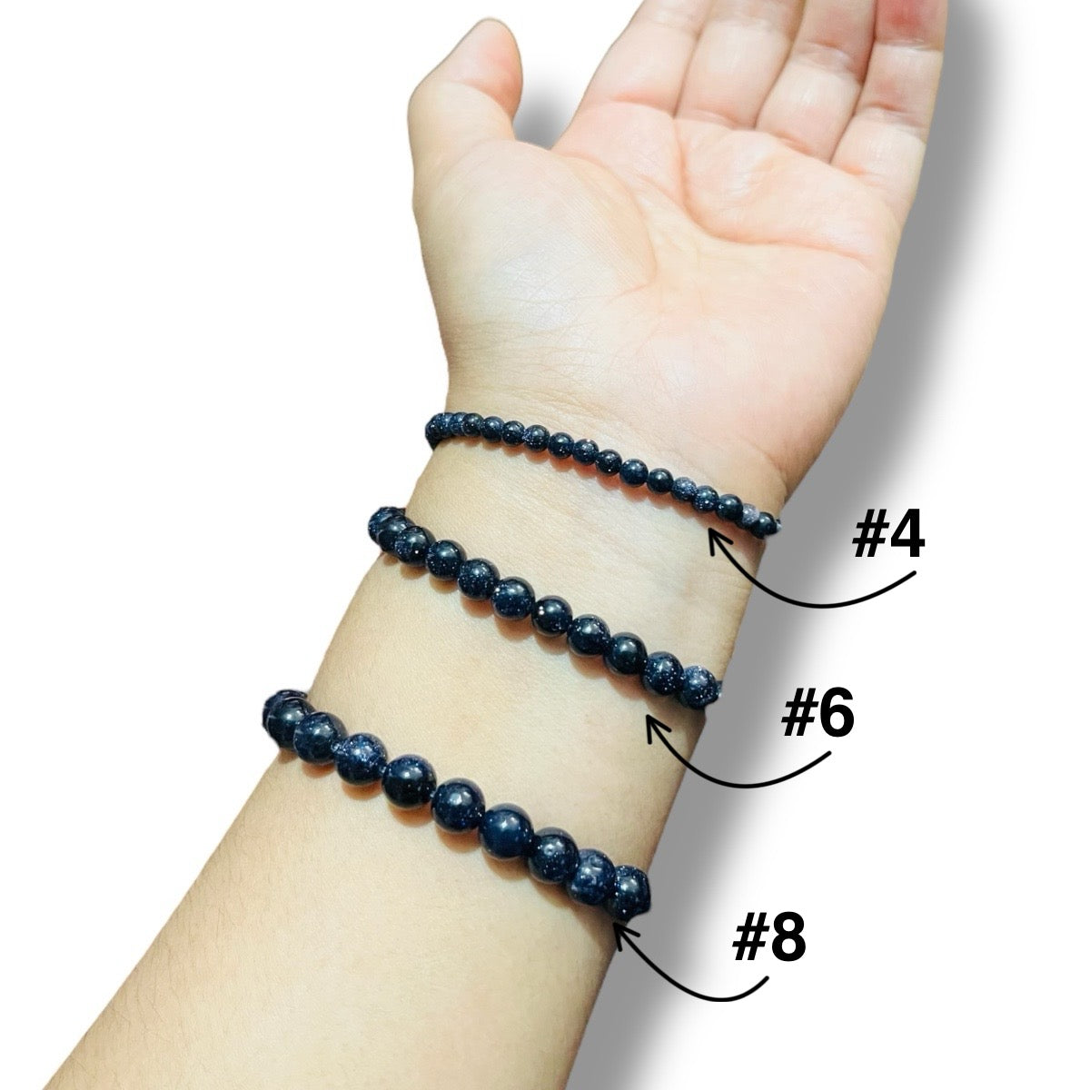 1 tira de Aventurina Azul (blue sandstone)