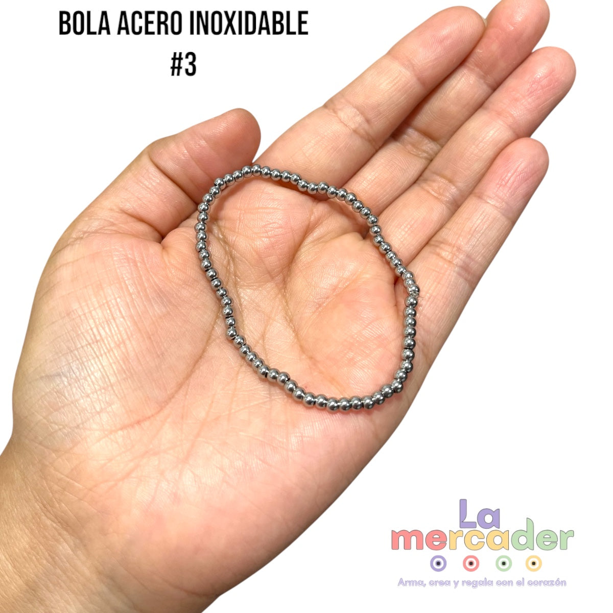100pz separadores Acero Inoxidable