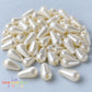 Gotas Aperladas Acrílicas 8x14 mm para Bisutería | 100 pz o 250 g