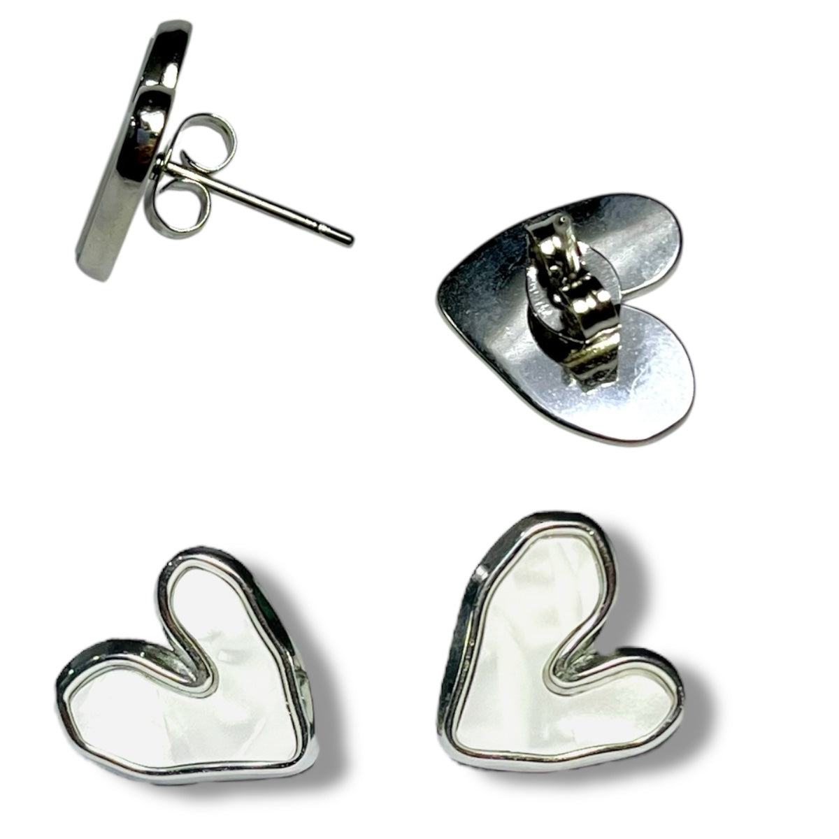 1par Aretes Acero Inoxidable