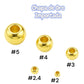 1 gr de Bola Lisa de Chapa de Oro