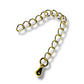 Extensor de cadena 5cm Chapa de Oro