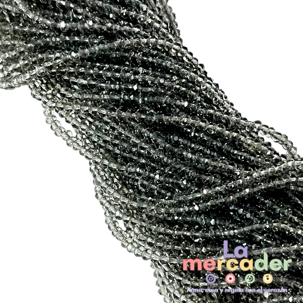 Cristal Facetado #2 (2mm) para Pulseras y Collares | 148-158 Piezas