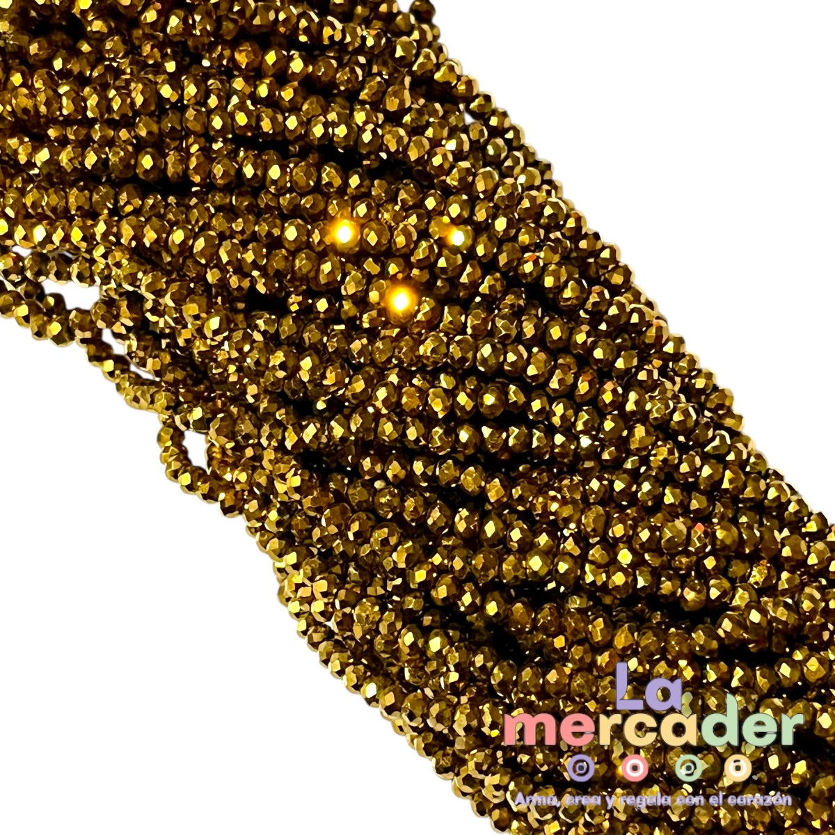 Cristal Facetado #2 (2mm) para Pulseras y Collares | 148-158 Piezas