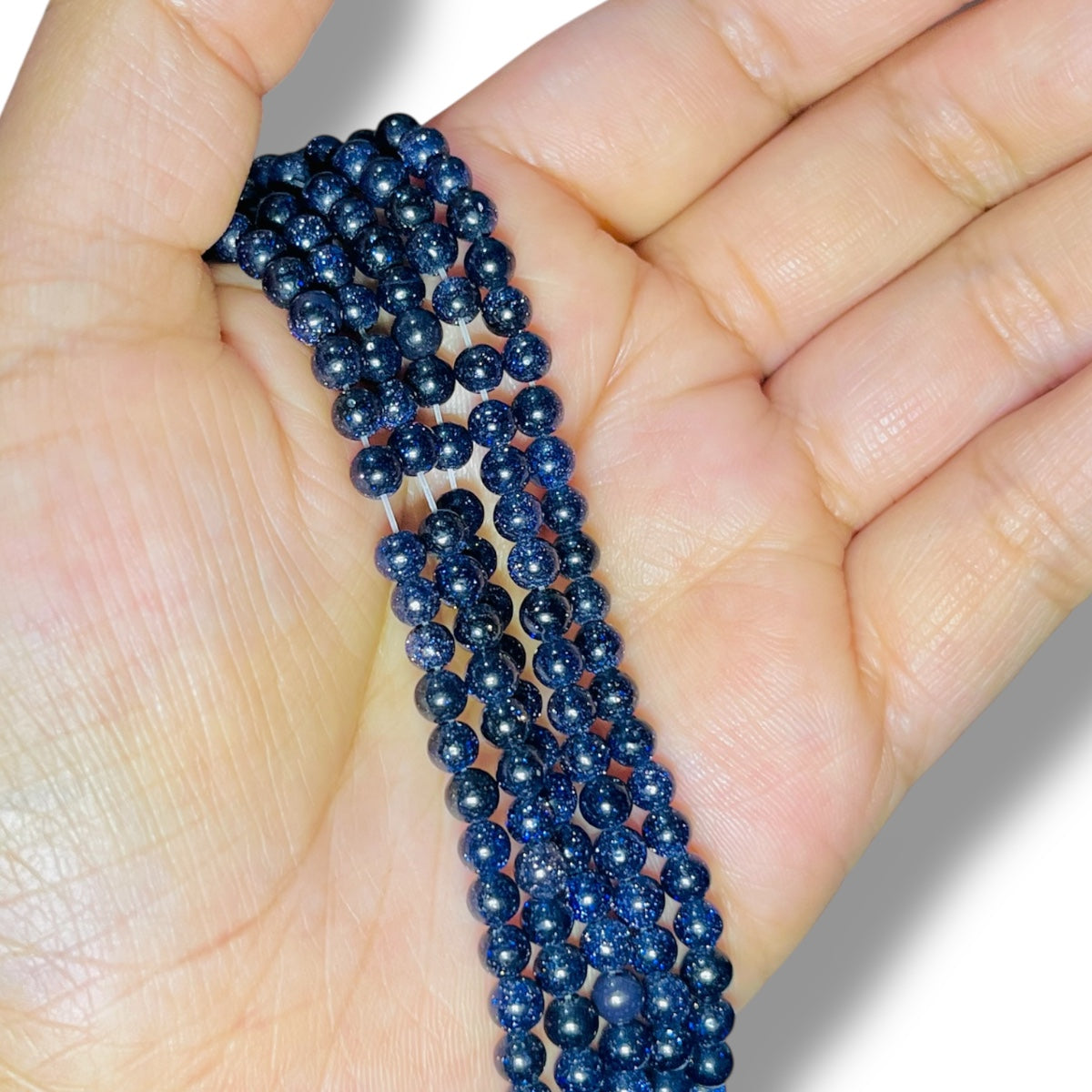 1 tira de Aventurina Azul (blue sandstone)