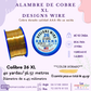 Carrete XL- Alambre Designs Wire de Cobre Dorado– No se oxida, ideal para joyería y bisuteria