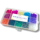 +1,200pz Kit Cristalina, Cristal 15 colores, colección Básica