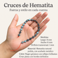 ✝️ Cruces de Hematita — Fuerza y estilo en cada cuenta ⚫