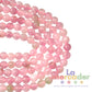 1 Tira Cuarzo Rosa Natural (60pz aprox) piedra del amor