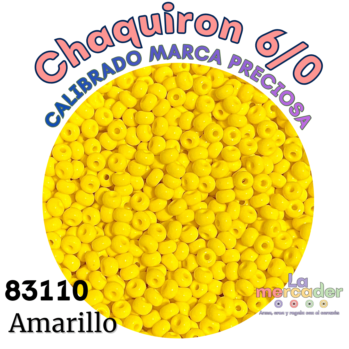 10 gramos de Chaquirón Calibrado 6/0 Marca Preciosa