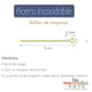 50 pz Alfiler de Engarce Dorado de Acero Inoxidable 3 cm | Loop 2 mm | Paquete para Bisutería Profesional