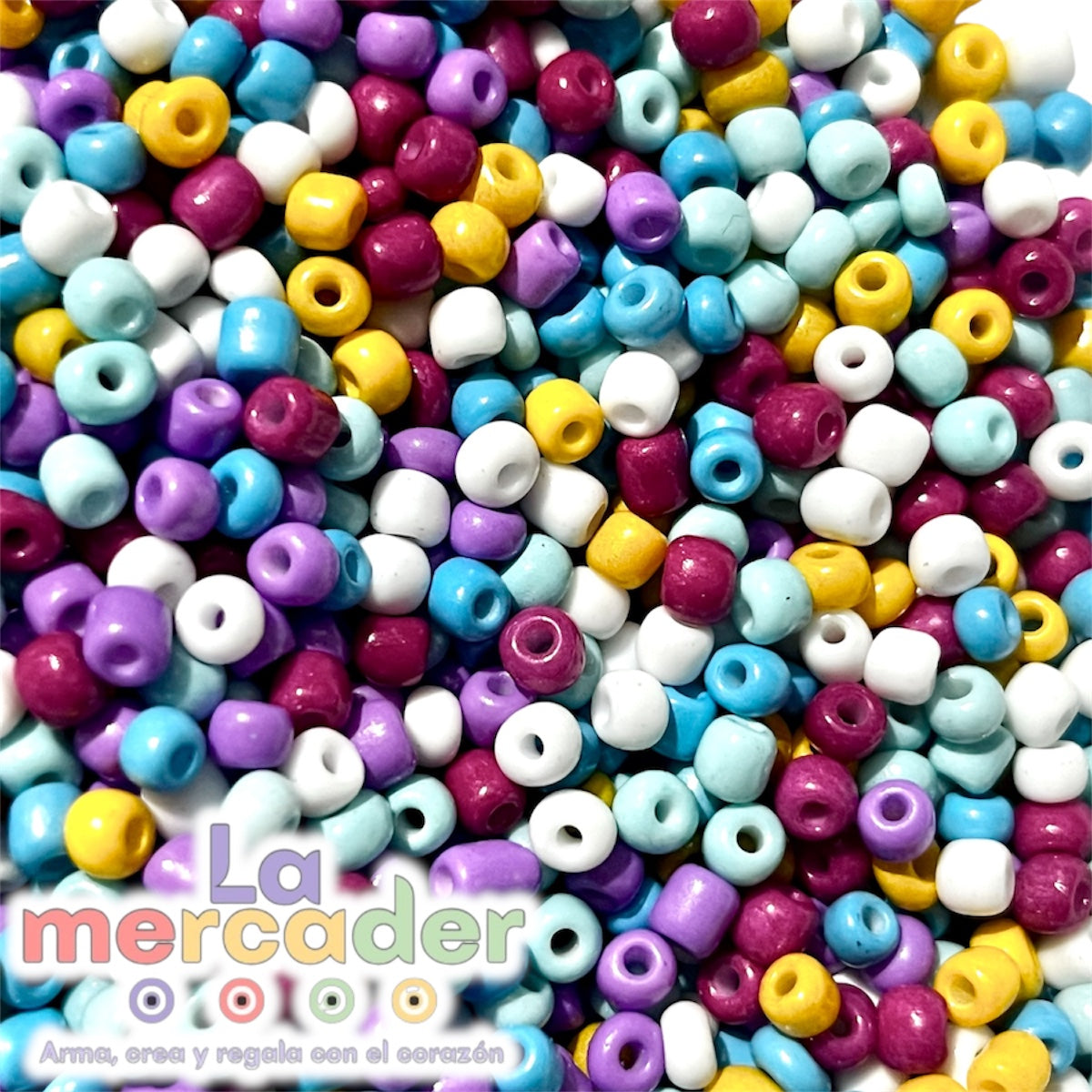 100 gramos de chaquiron de colores No Calibrado 6/0