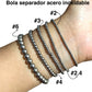 100pz separadores Acero Inoxidable