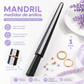 Medidor de Tallas para Anillos | Mandril Cónico de Plástico Resistente para Joyería | 27 cm