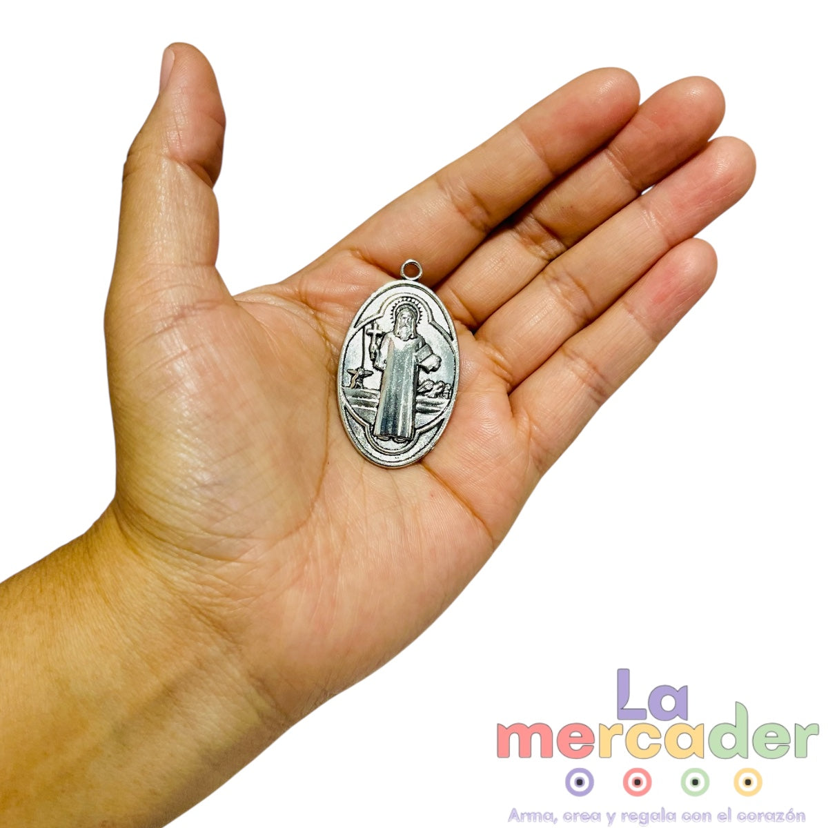 1 medalla Oval de San Benito 4.3cm