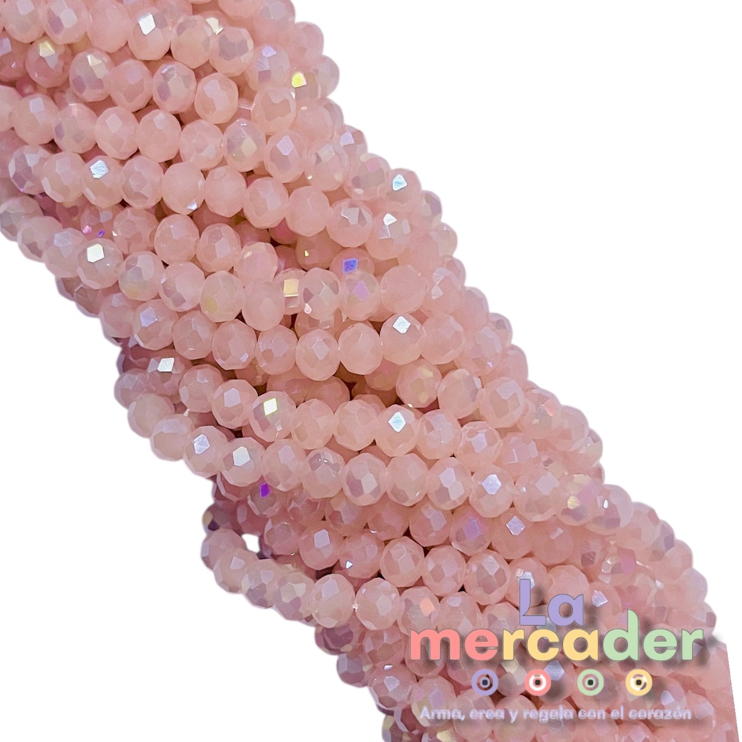 1 Tira Cristal Checo Facetado #6, Joyería, Tira 80 A 85 Pz