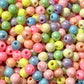 500 pz bolita glossy #6 para armado de pulseras y bisutería