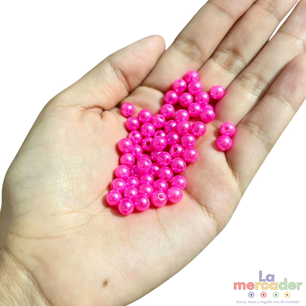 250 gr Perla sintética #6 en colores