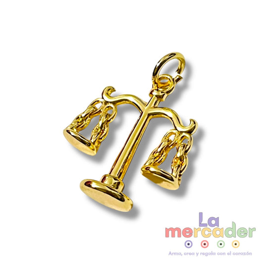 Dije Balanza ⚖️ Justicia profesionistas Derecho Chapa de Oro