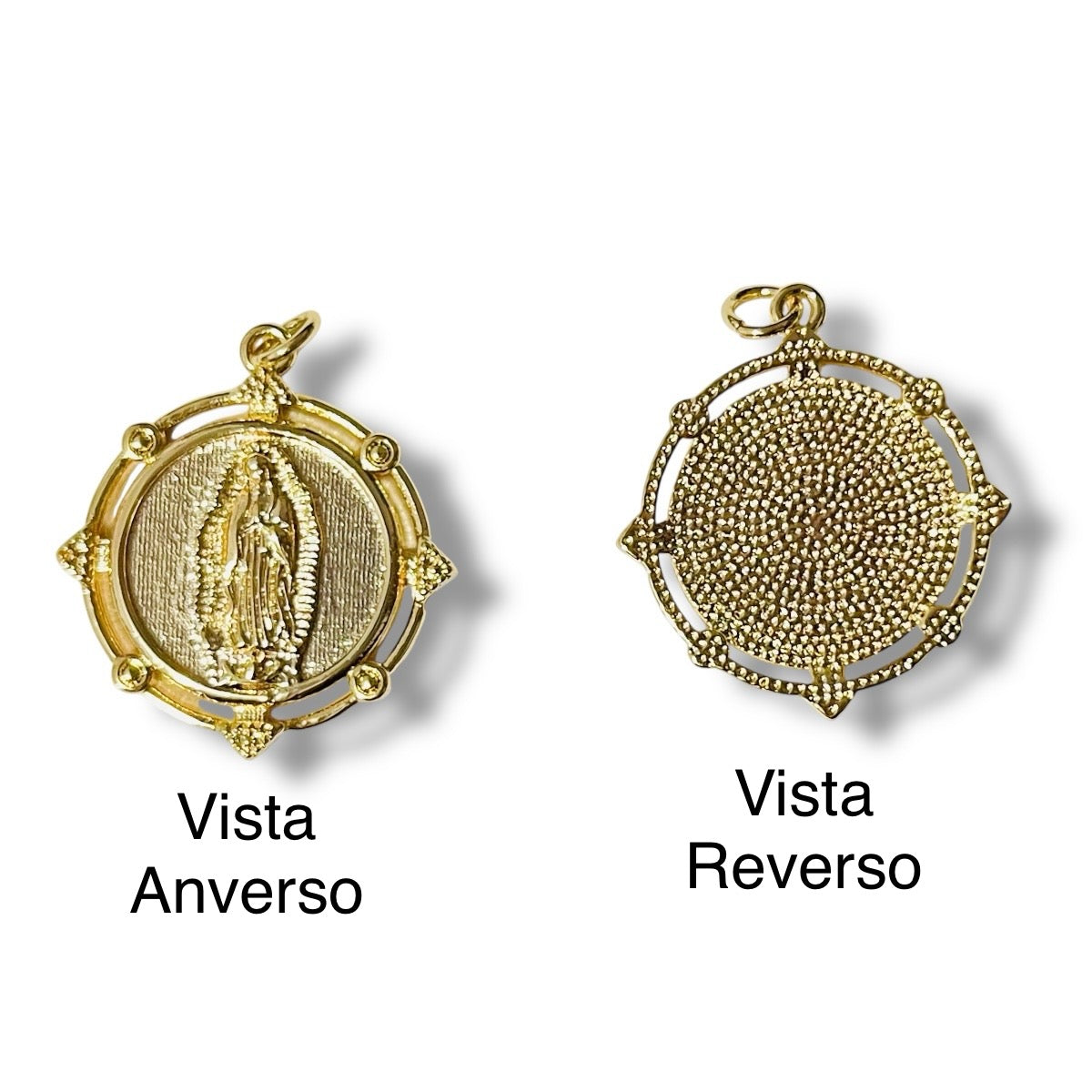 Medalla Redonda Virgen de Guadalupe