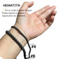 1 tira Hematita natural #6 tira con 70pz