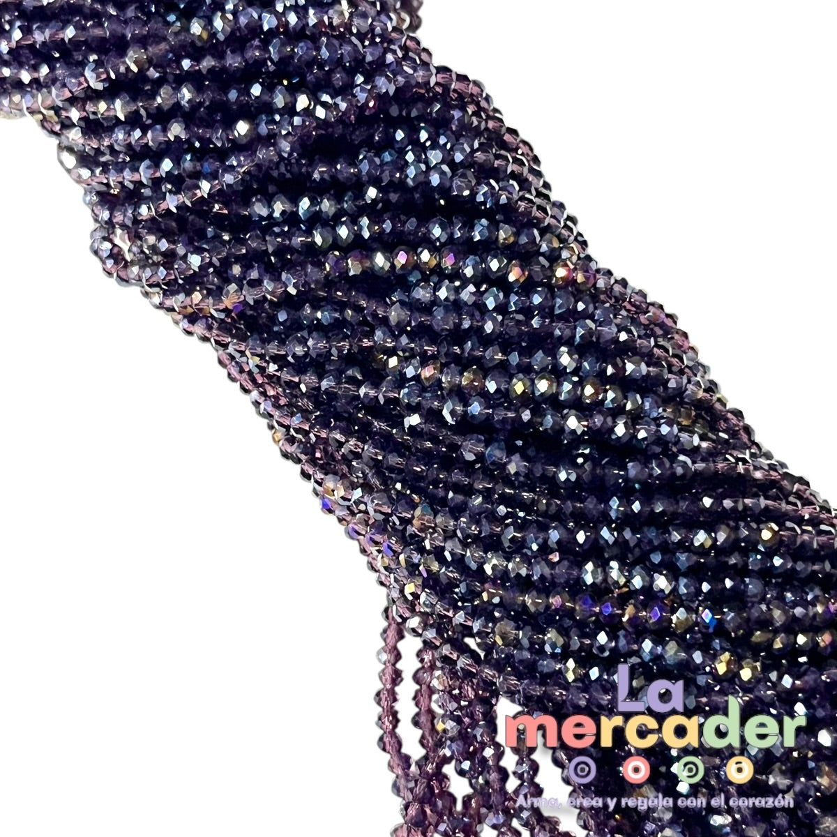 Cristal Facetado #2 (2mm) para Pulseras y Collares | 148-158 Piezas