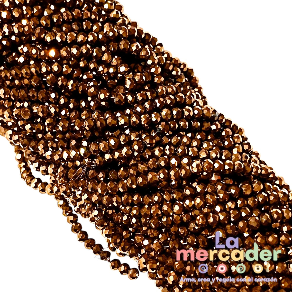 Cristal Facetado #2 (2mm) para Pulseras y Collares | 148-158 Piezas