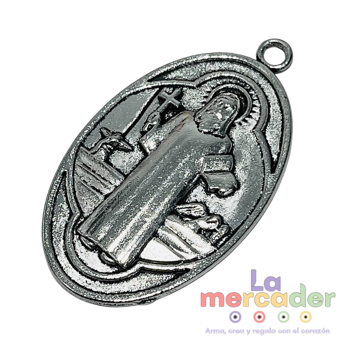 1 medalla Oval de San Benito 4.3cm