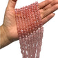 1 Mazo (10 tiras) Cristal Dona Checo 8mm