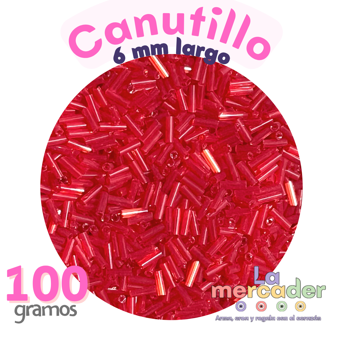 100 g Canutillo, colores a Elegir para bisutería