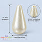 Gotas Aperladas Acrílicas 8x14 mm para Bisutería | 100 pz o 250 g