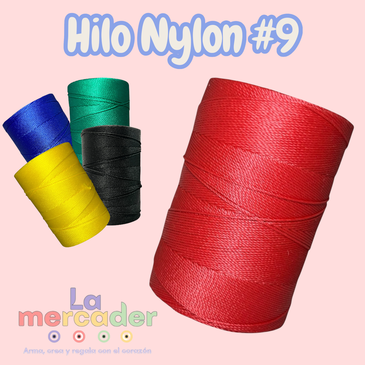 Hilo Nylon #9 Colores Clásicos ✨