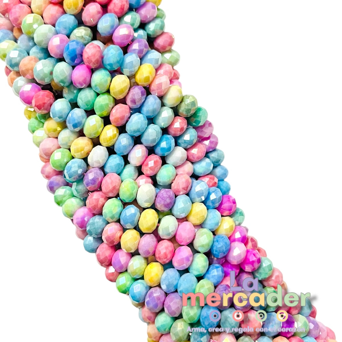 1 Tira de Cristal Premium Multicolor Candy Pastel