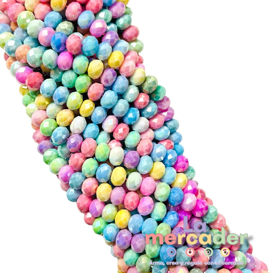 1 Tira de Cristal Premium Multicolor Candy Pastel