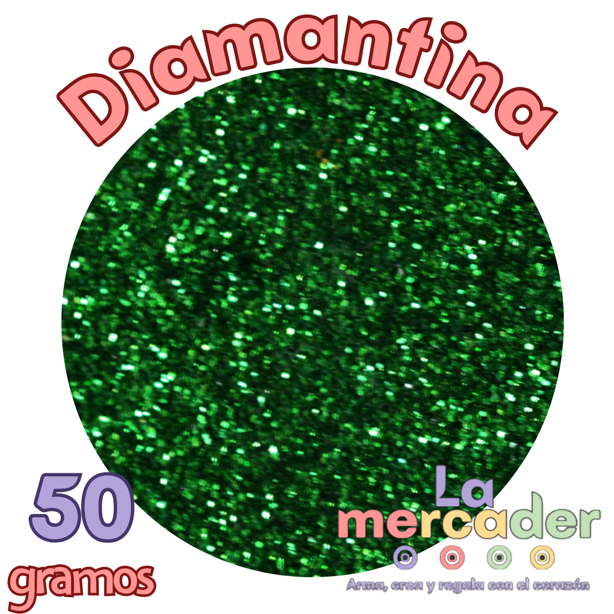 50 gr Diamantina para manualidades