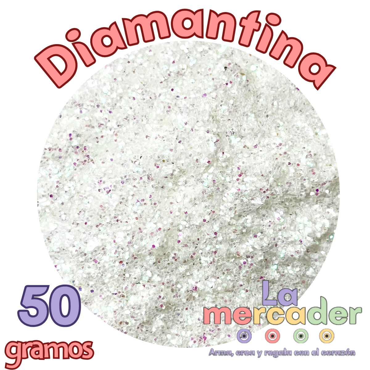 50 gr Diamantina para manualidades