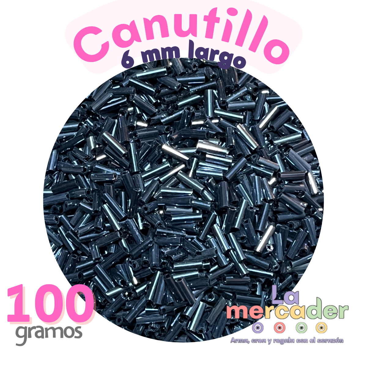 100 g Canutillo, colores a Elegir para bisutería