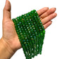 1 Mazo (10 tiras) Cristal Dona Checo 8mm