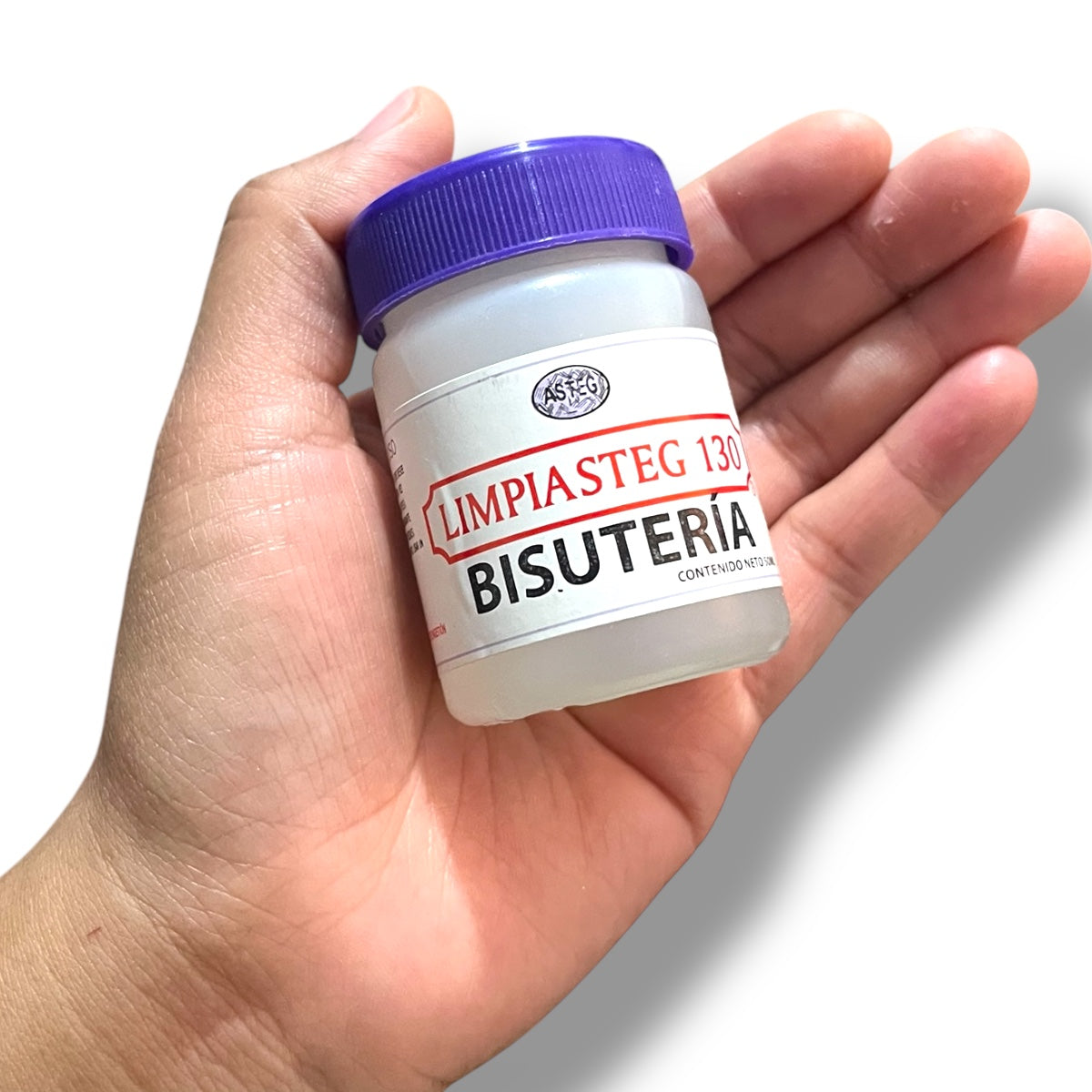 Limpiador para Bisutería LIMPIASTEG 130 – 50 ml