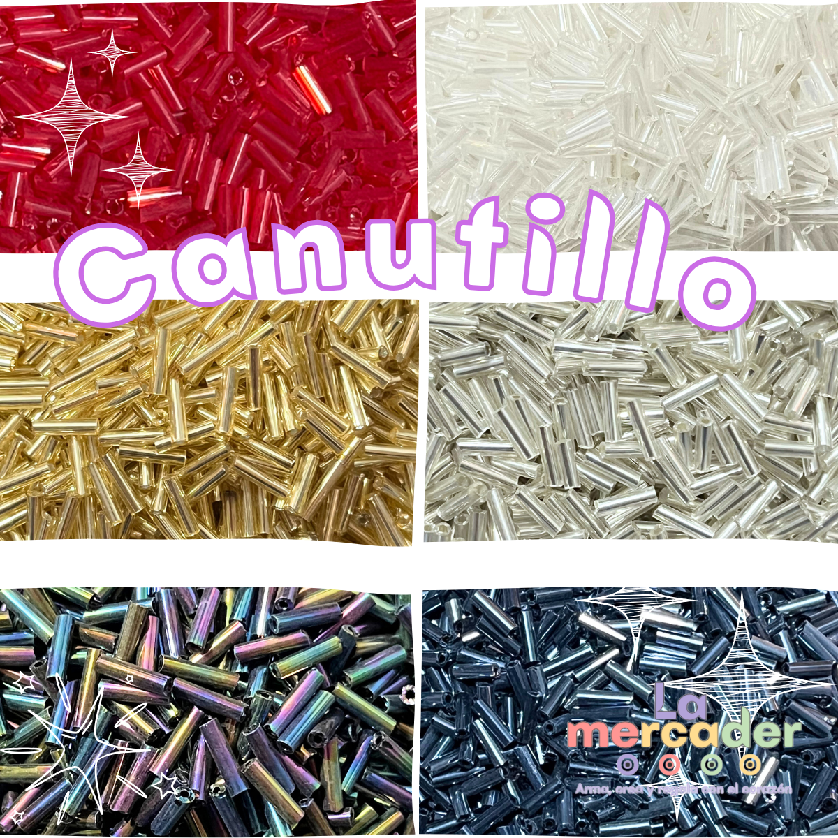100 g Canutillo, colores a Elegir para bisutería