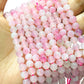 1 Tira Cuarzo Rosa Natural (60pz aprox) piedra del amor