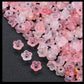 Set 100 Flores Mini Acrílicas 6mm Para Pulseras y Collares