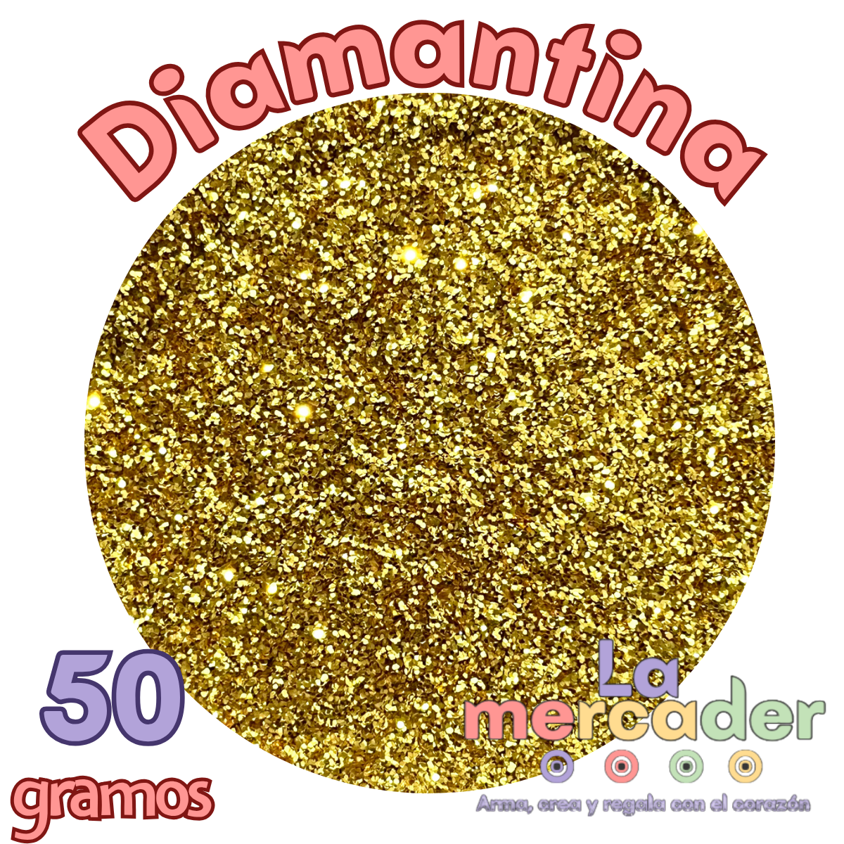 50 gr Diamantina para manualidades
