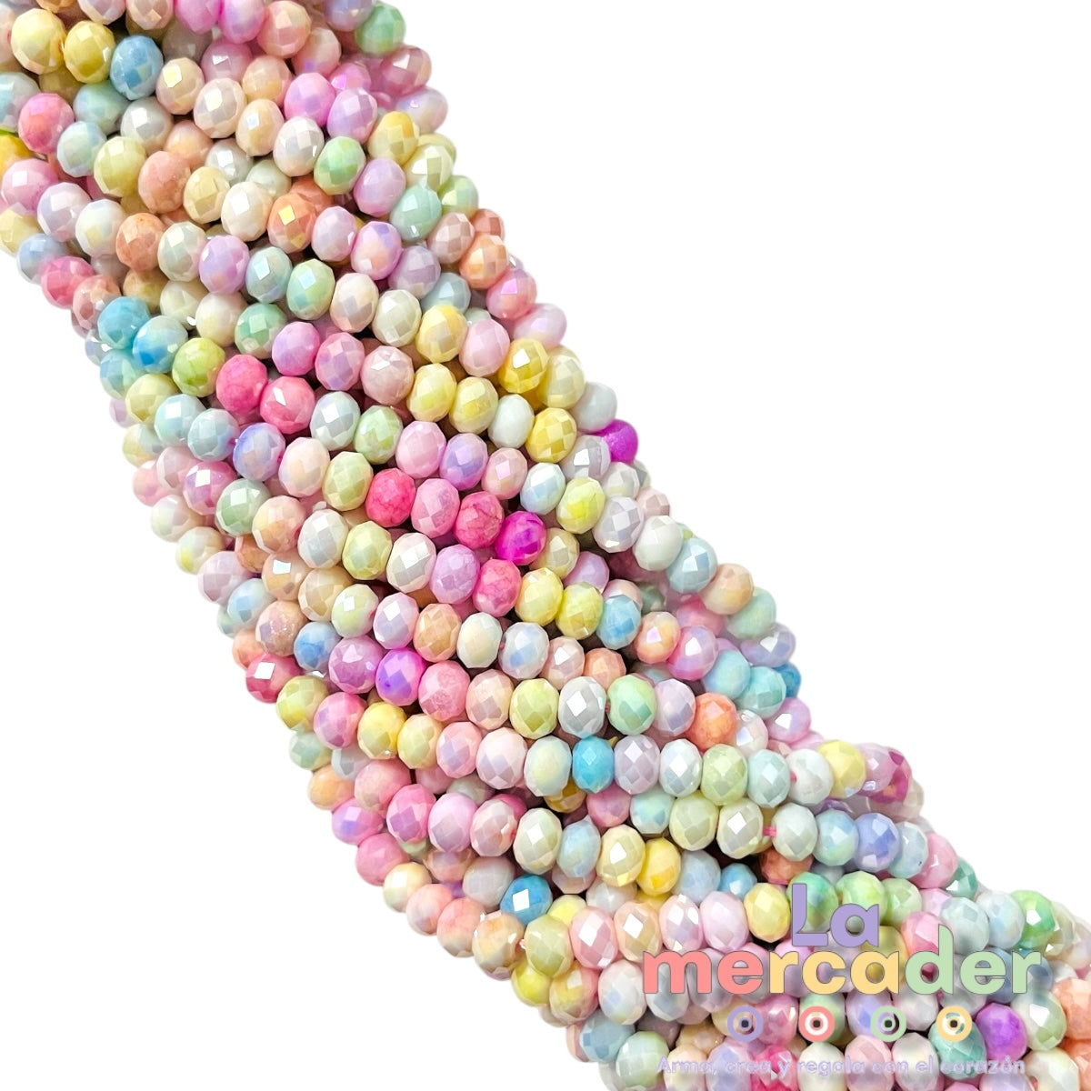 1 Tira de Cristal Premium Multicolor Candy Pastel