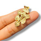 1 pz Cruz del Perdón Chapa de Oro 14k