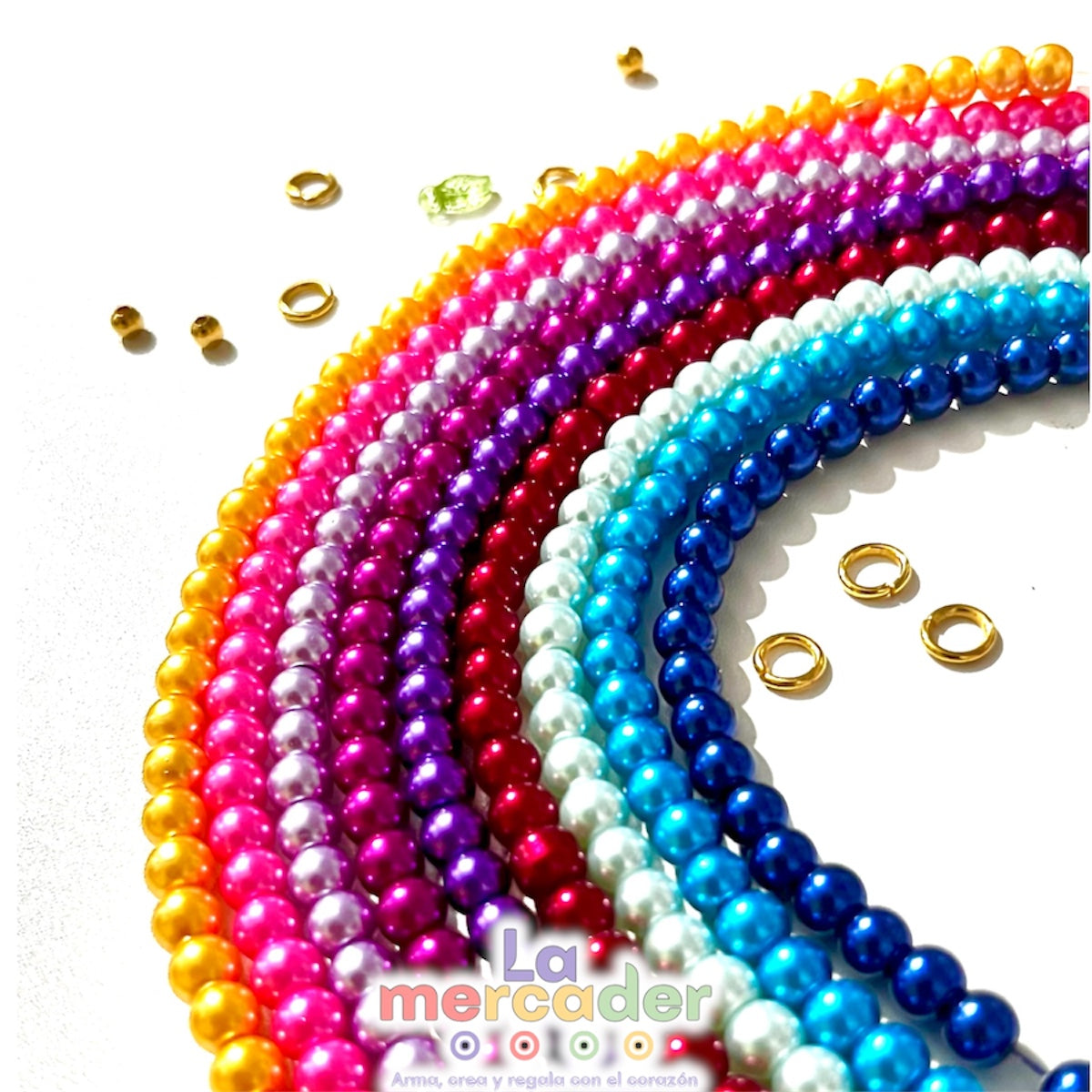 Tira Perlas Sintéticas #6- Colores ✨