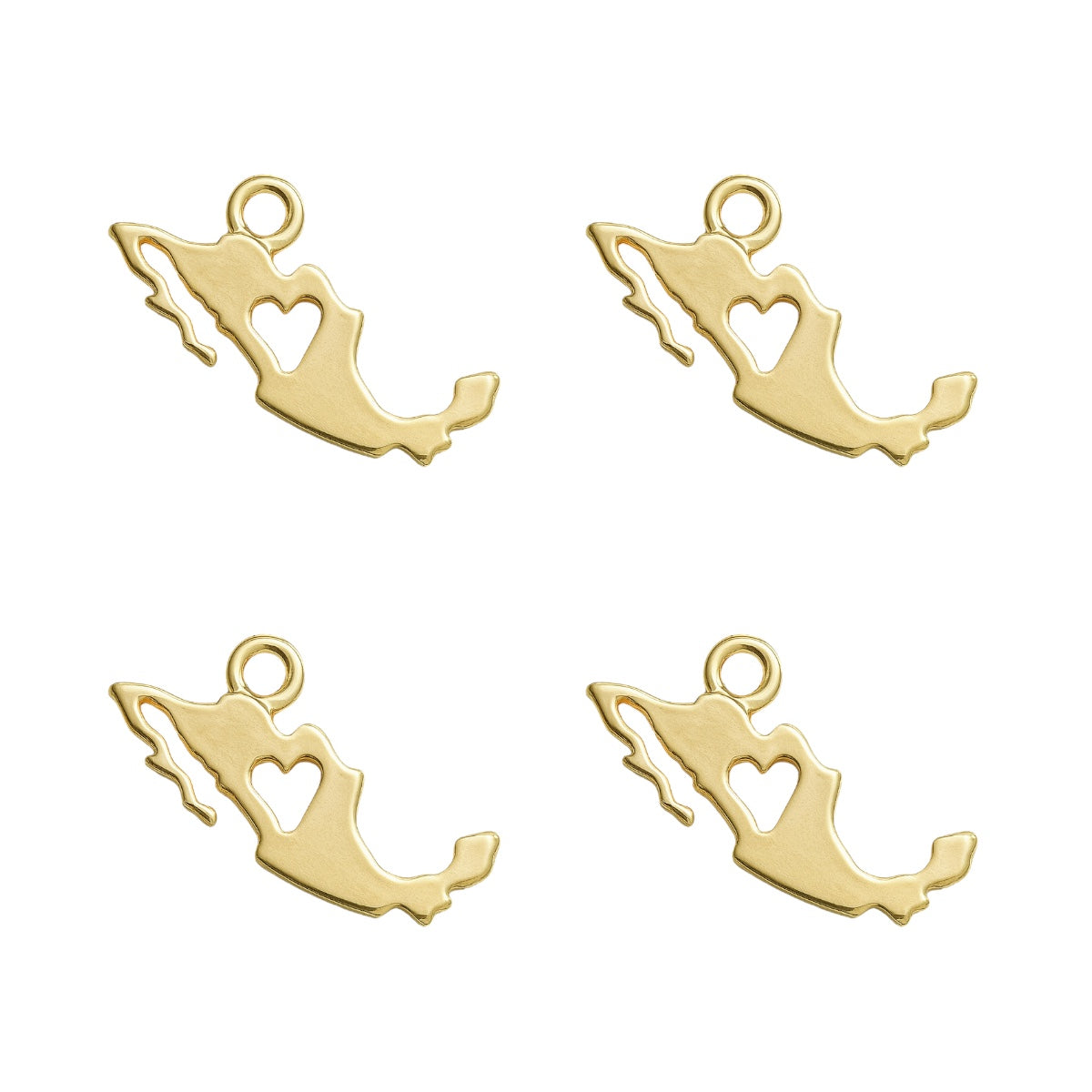 1pz dije México chapa de Oro 1.5cm